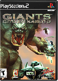 Giants Citizen Kabuto PAL Playstation 2  box art